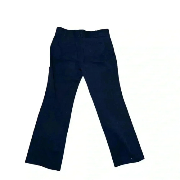 Anthropologie The Essential Flare Crop Pants Blue Size 2 - Picture 2 of 4